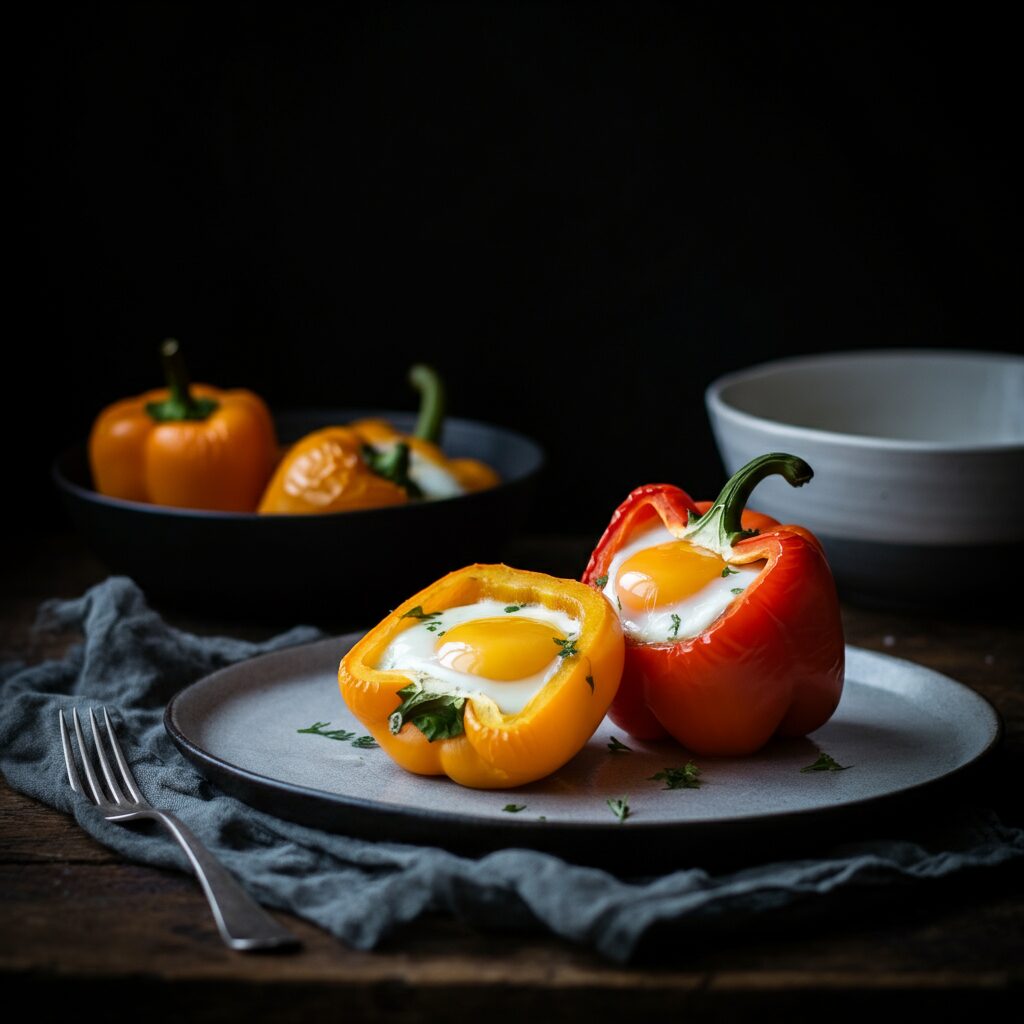 Egg-in-a-Hole Bell Peppers