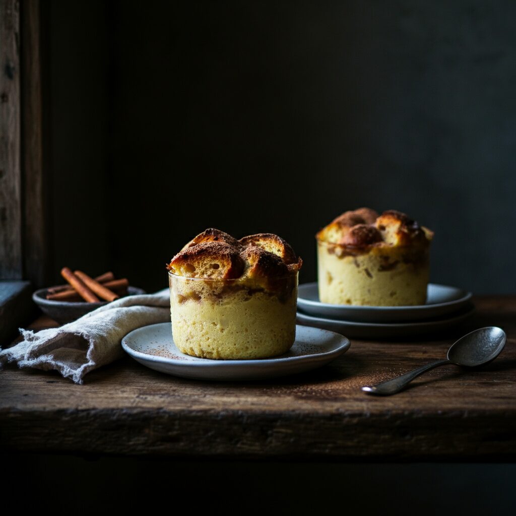 High-Protein Vanilla Cinnamon Bread Pudding