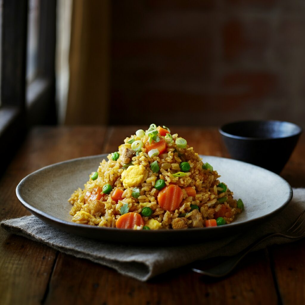 Jeweled Holiday Fried Rice