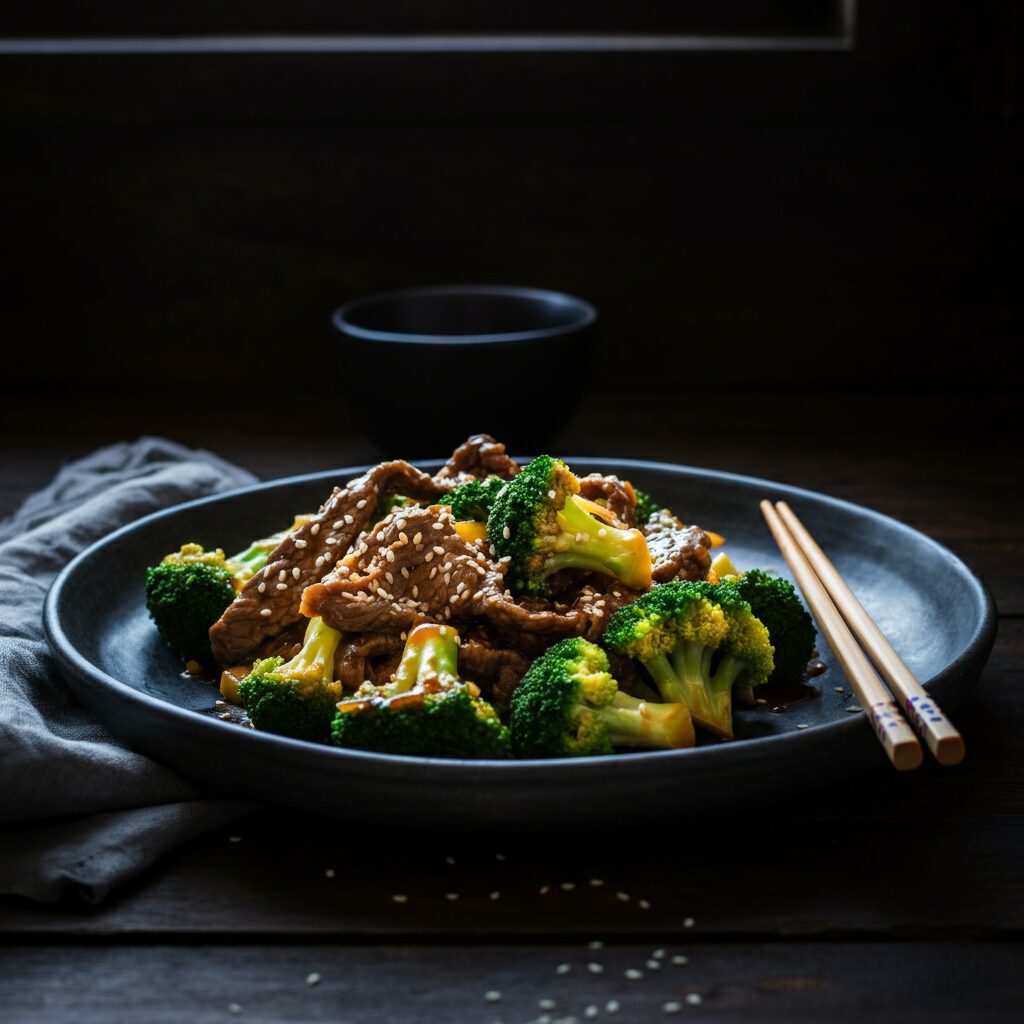 Sesame Beef and Broccoli Stir-Fry