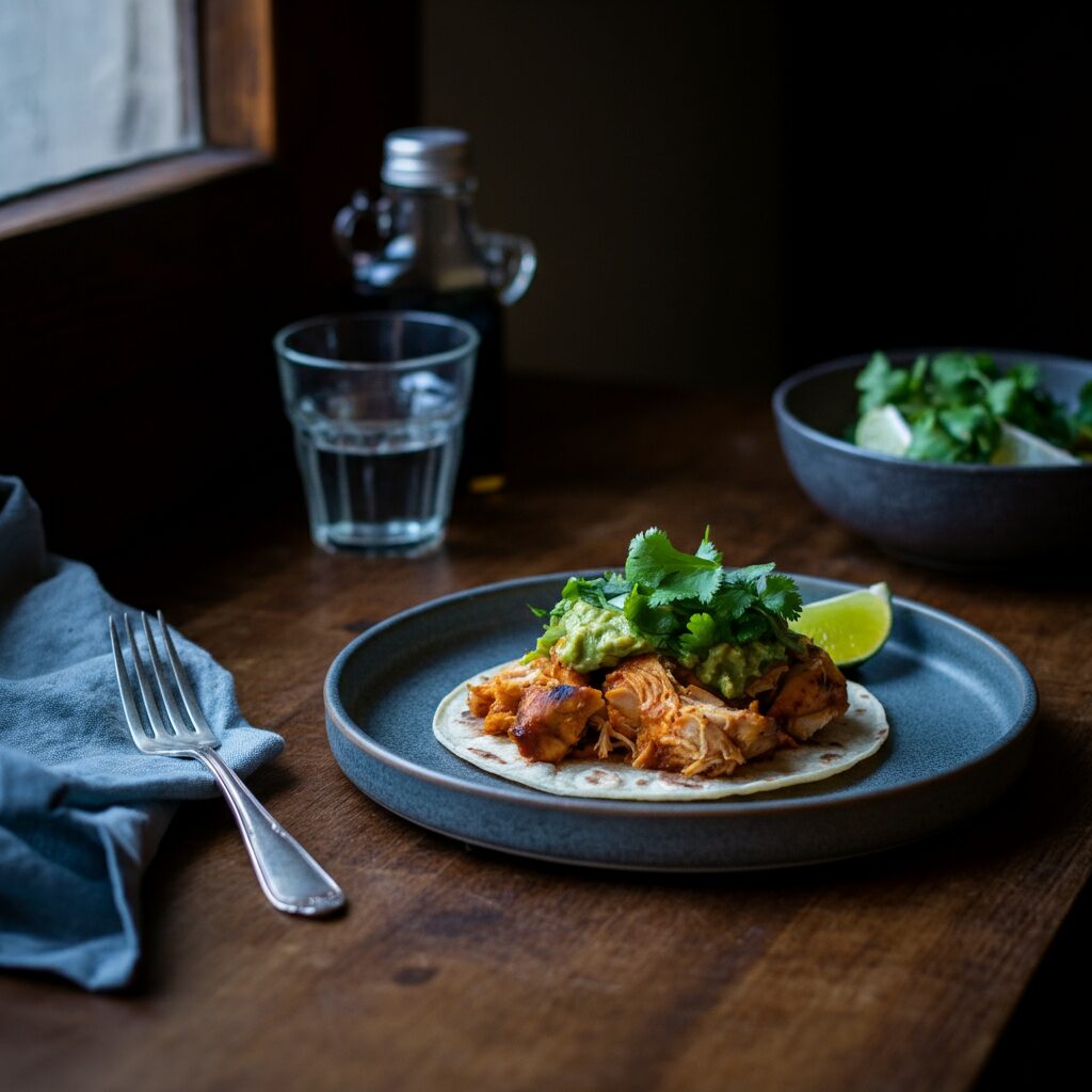 Smoky Leftover Chicken Tinga