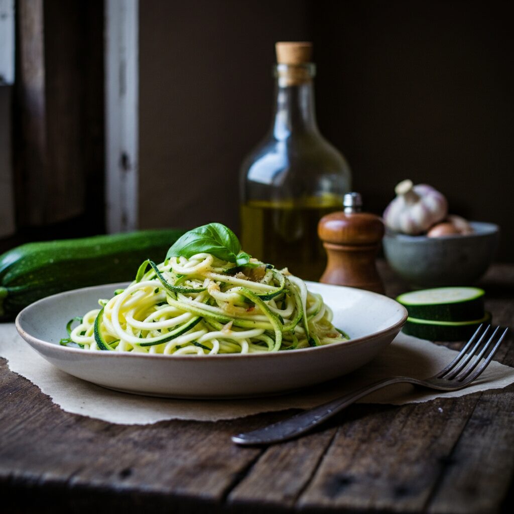 Zucchini Noodle Aglio e Olio